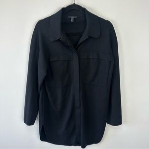 COS Knitted Tunic Shirt Jacket Boyfriend Shacket